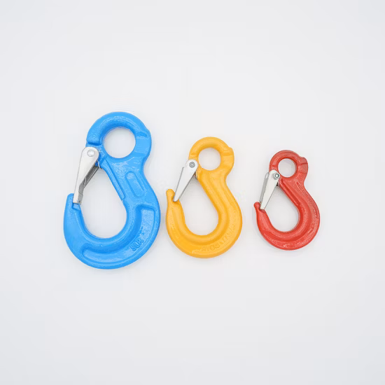 with safety Latch G100 Forged Alloy Steel Eye Sling Hook