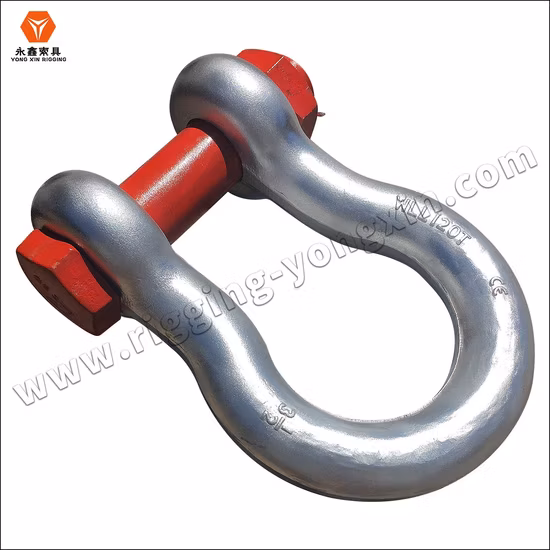 Grillete de arco ajustable tipo G2130 de EE. UU. con perno y tuerca de seguridad